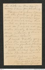 Nachlass Franz Steindachner, Brief von R. Bowllersharpe an Franz Steindachner (16.07.1891), Inv.Nr. 50.02, Seite 4